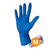 Nitrile PRO long cuff 8.8G blauw (M) 10x100st